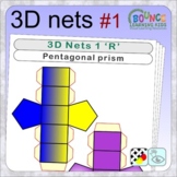 3D shapes 1 (18 distance learning paper folding task cards)