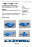 3D printing: Puzzle projects for classroom 3D design and printing