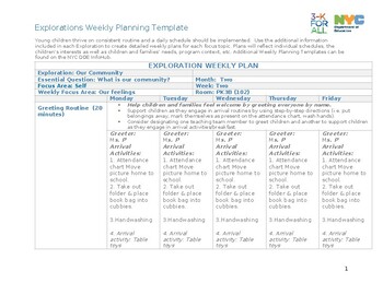 Preview of 3K Exploration Our feelings Unit 1 Month 2