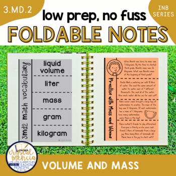 Preview of 3MD2 Liquid Volume and Mass of Objects for Interactive Notebooks
