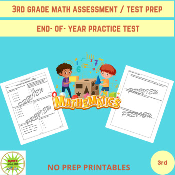 Preview of 3RD GR.MATH DIAGNOSTIC/BEGINNING/END-OF-YEAR ASSESSMENT/TEST PREP/ALL STANDARDS