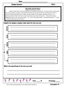 3.RL.2 Recount Stories assessment pack of 3 by Jordan Jacobson | TPT