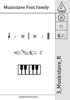 Preview of 3_Musicstave_R Font