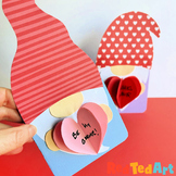 3d Heart Gnome Valentine's Day Card - Gnome Valentines Cra
