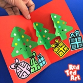 3d Pop Up Card for Christmas - CHRISTMAS TREE- Paper Chain Fun!