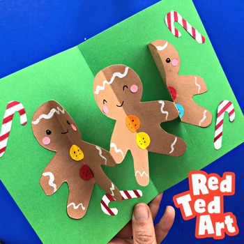 3d Up Card for - GINGERBREAD - Paper Chain