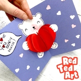 3d Pop Up Heart Cards for Valentine's Day or Mother's Day 