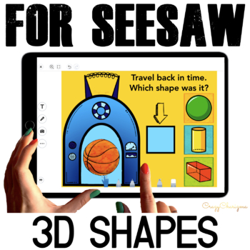 Preview of 3d Shapes Assessment Practice Seesaw