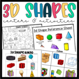 3d Shapes Activities and Centers | 3d Shapes Games