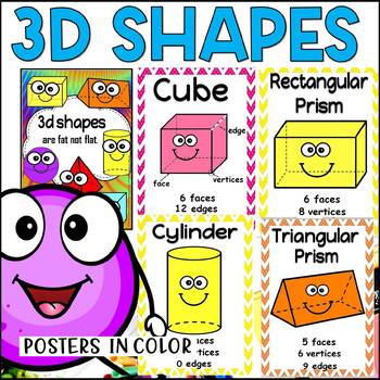 Preview of 3d shape posters with attributes