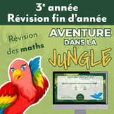 3e année - Maths - Jeu de révision fin d'année