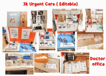 Preview of 3k Caring Study: Urgent Care / Doctor's office (editable)