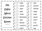 3rd 100 Fry Sight Word Mastery Book