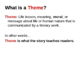3rd 4th 5th 6th Grade Theme Lesson Practice ELA Reading Sk