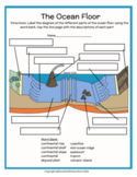 3rd/4th/5th/6th Ocean Floor Parts Labeling & Diagram - Col