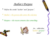 3rd 4th 5th Grade AUTHOR'S PURPOSE 20-Slide PowerPoint PIE