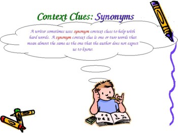 Preview of 3rd 4th 5th Grade CONTEXT CLUES 116-Slide PowerPoint Reading Skill Gr 3 4 5 ELA