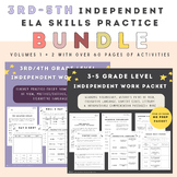 3rd, 4th, 5th Grade Levels Independent Work Activities Wor