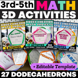 3rd, 4th, & 5th Grade Math Review Crafts, Activities, Dode