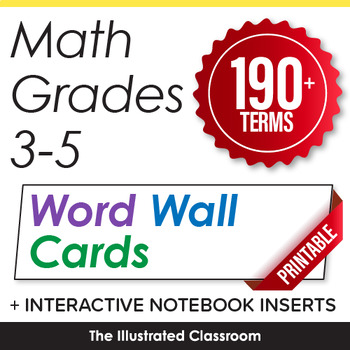 Math Word Wall {5th Grade} – The Literacy Loft