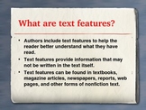 3rd 4th 5th Grade Nonfiction TEXT FEATURES PowerPoint Gr 3 4 5