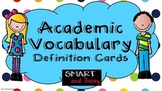 3rd, 4th, 5th Grade Reading Academic Vocabulary TEKS and S