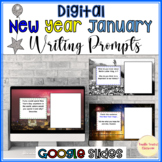 3rd 4th 5th grade Writing Prompts January New Year Digital