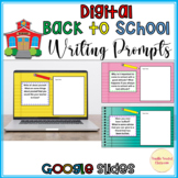 3rd 4th 5th grade writing prompts Google Slides Back to Sc