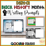 3rd 4th 5th grade writing prompts Google Slides Black Hist