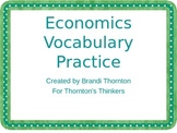 3rd & 4th Grade Economics Vocabulary