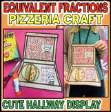 3rd-4th Grade Math Equivalent Fractions 3D Craft Pizza Spr
