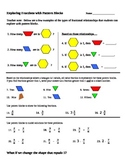 3rd 4th Grade Math Pattern Blocks Fractions Part of Whole 