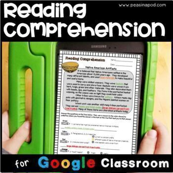 Preview of 3rd 4th Grade Reading Comprehension Passages and Questions Google Slides