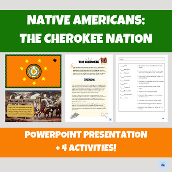 Preview of The Cherokee | Indigenous People | Native American History Activities