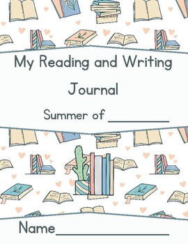 Preview of 3rd/4th Grade Summer Reading and Writing Journal