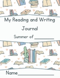 3rd/4th Grade Summer Reading and Writing Journal