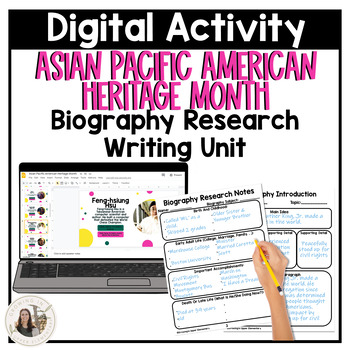 Preview of Asian Pacific American Heritage Month + Biography - May Activities