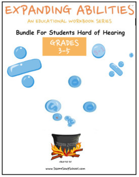 Preview of 3 - 5th Grade Bundle for Students Hard of Hearing