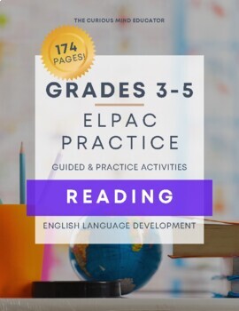 Preview of 3rd-5th Grade: ELPAC Practice Resource - READING