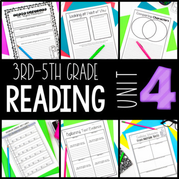 Preview of 3rd-5th Grade Reading Unit 4 | Author Studies | Print & Digital