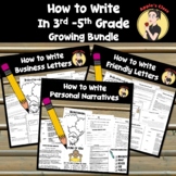 3rd-5th Grade Writing Curriculum Growing Bundle
