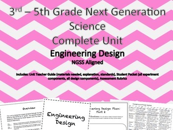 Preview of 3rd - 5th Next Generation Science Standards: Engineering Design