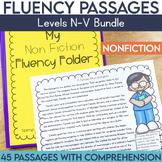 3rd-5th Nonfiction Reading Fluency Passages Bundle | Level