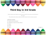 3rd Day of 3rd Grade Task Cards