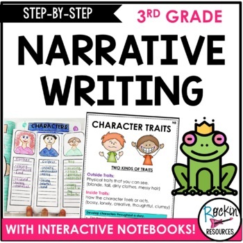 Preview of 3rd GRADE NARRATIVE WRITING | Essay Writing for Third Grade | Writing Program