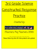 3rd GRADE SCIENCE CONSTRUCTED RESPONSE PRACTICE