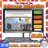 3rd Gr. Narrated Digital Math Mystery Halloween Word Problems