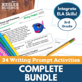 3rd Gr Science & ELA Integrated Writing Activities Bundle 