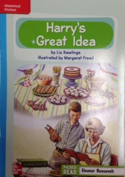 Preview of 3rd Gr. Wonders Unit 3 Week 2 On Level Reader Harry's Great Idea Response