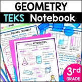 3rd Grade 2D and 3D Shapes - Geometry TEKS 3.6A 3.6B 3.6E